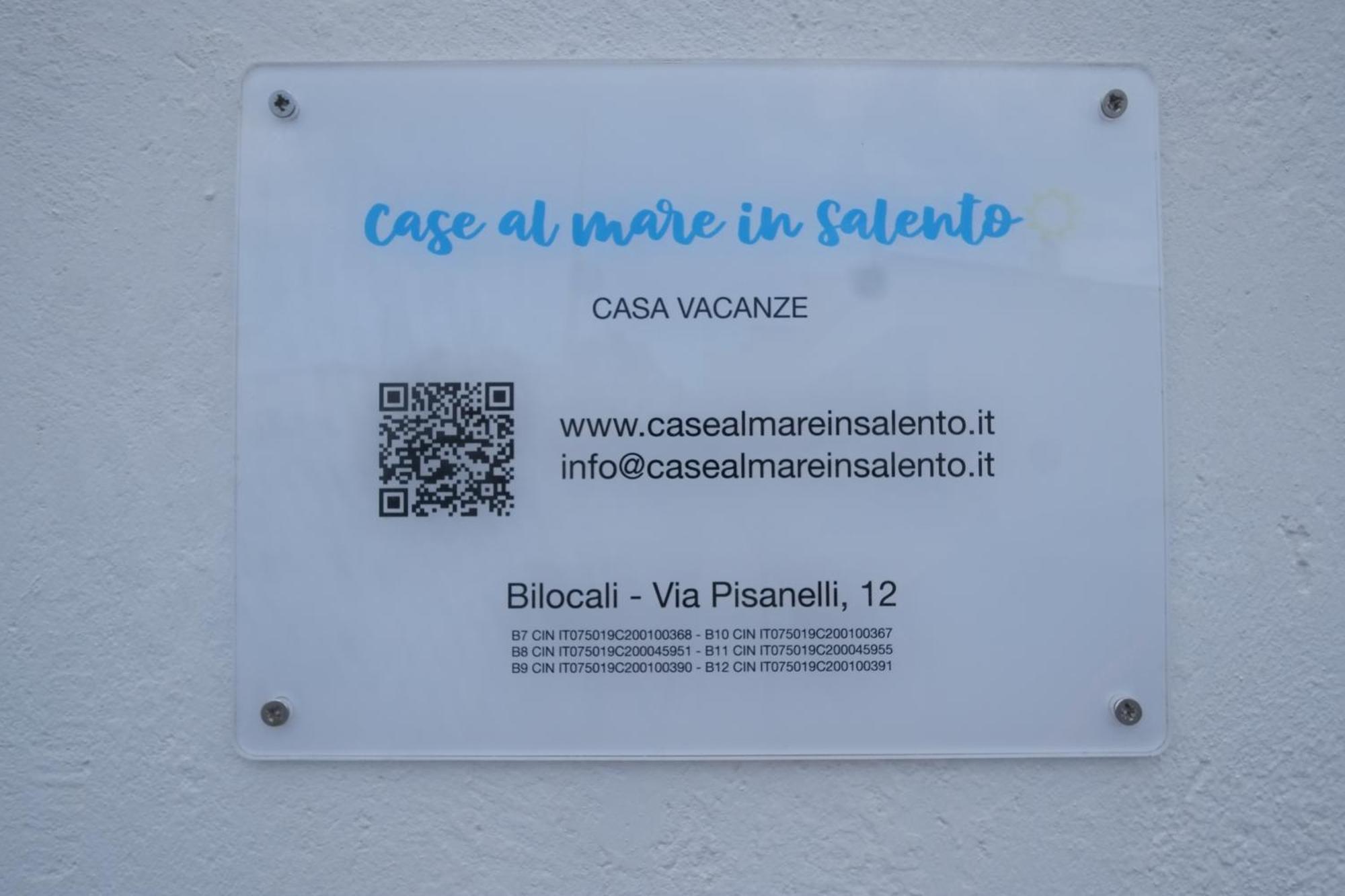 Case Al Mare In Salento - Bilocale B9 Santa Maria di Leuca المظهر الخارجي الصورة